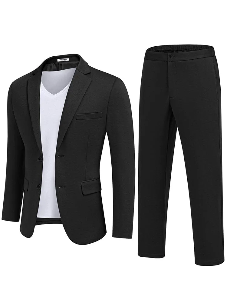 Casual 2-Piece Blazer Set (US Only) sold by Coofandy product image thumbnail 2