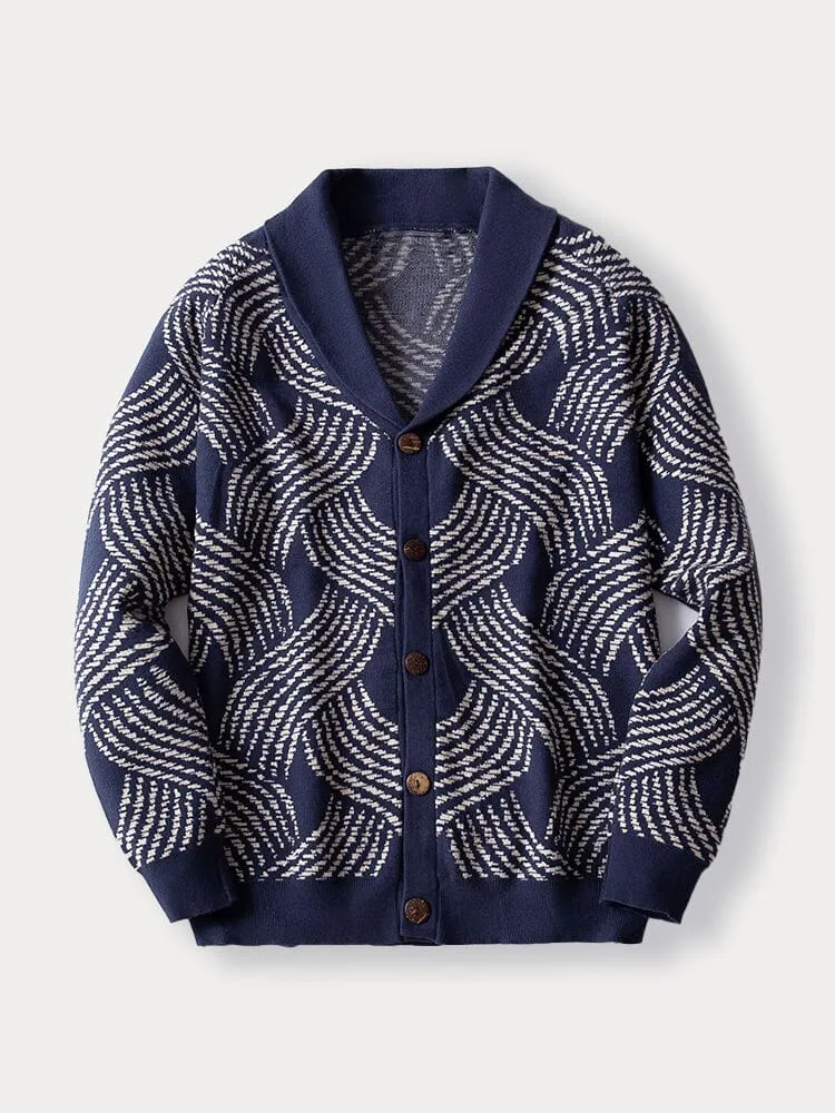 Comfy Jacquard Knit Jacket sold by Coofandy product image thumbnail 2