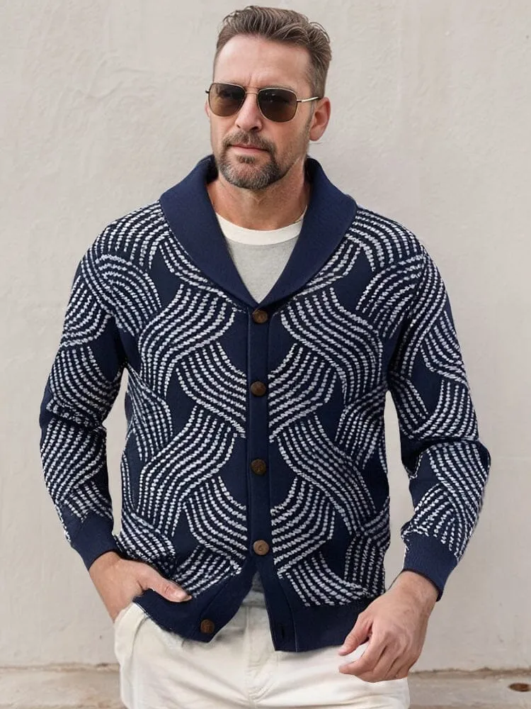 Comfy Jacquard Knit Jacket sold by Coofandy