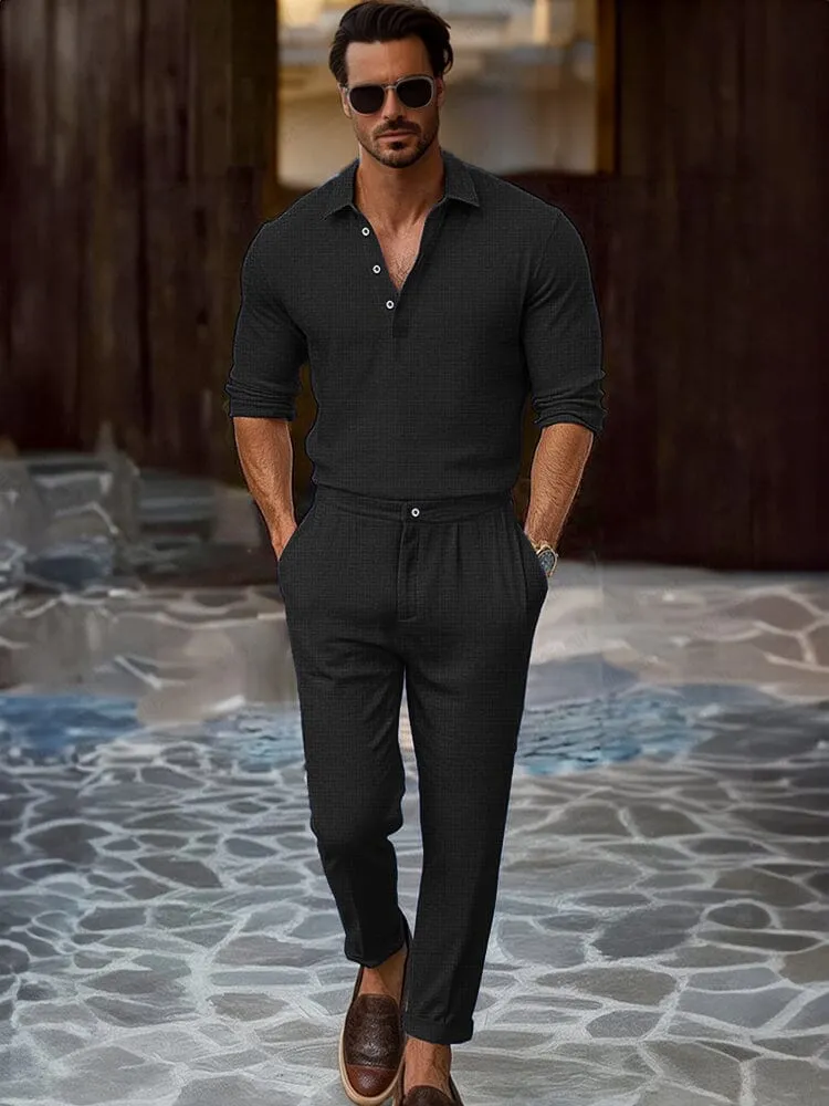 Effortless Elegance Walffe 2-Piece Outfit sold by Coofandy product image thumbnail 2