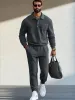 Effortless Comfy Polo Shirt Set sold by Coofandy