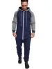 Casual Full Zip Hooded Jumpsuit (US Only) sold by Coofandy