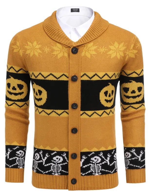 Shawl Collar Knit Cardigans Button Down Sweater (US Only) sold by Coofandy