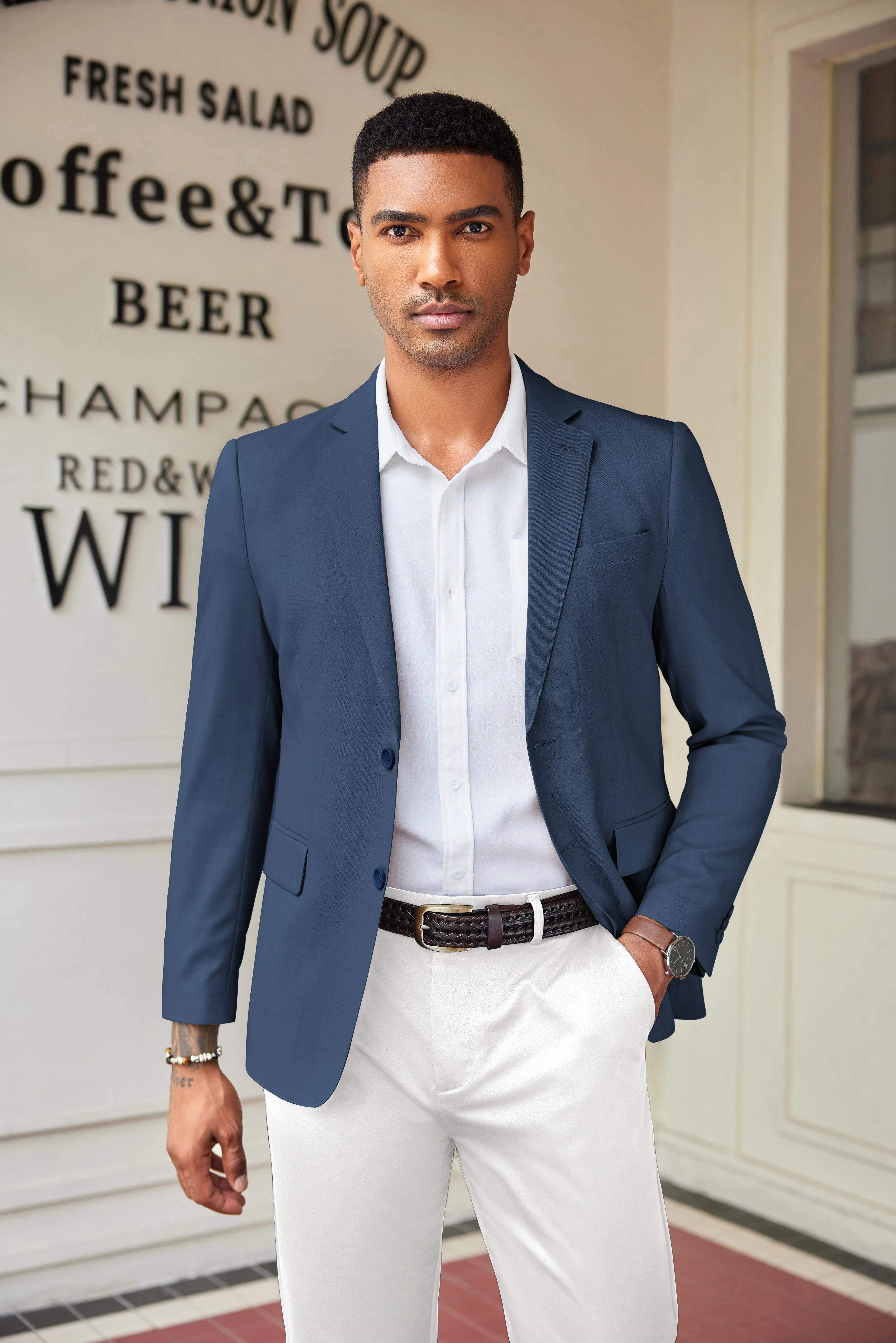 Casual Slim Fit Suit Jacket (US Only) sold by Coofandy