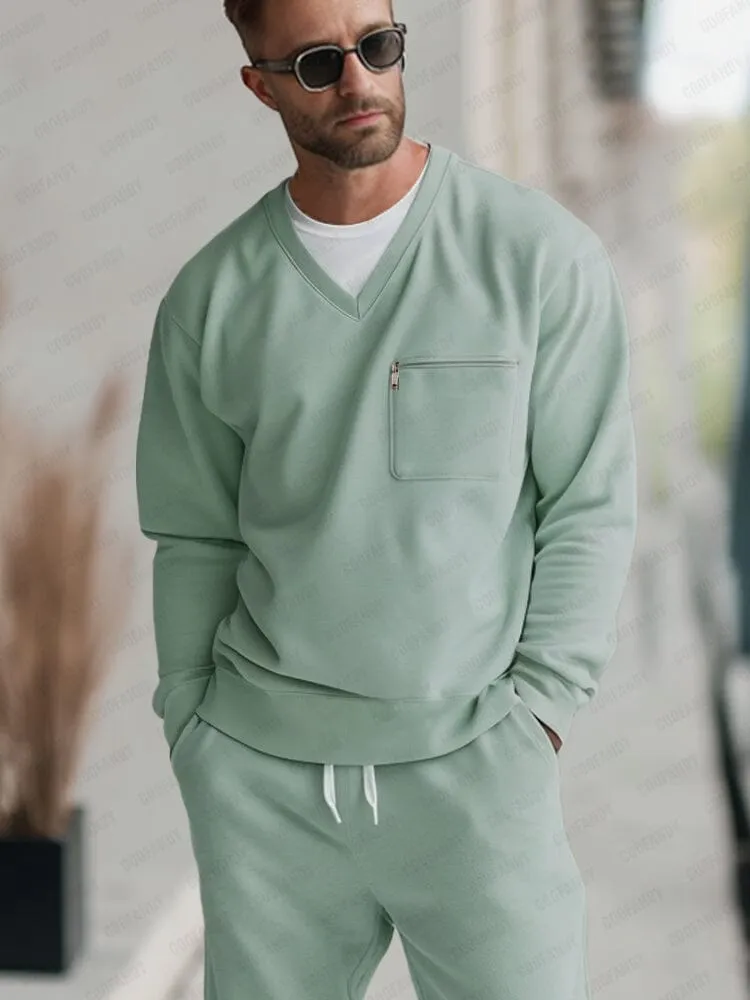 Comfy Leisure 2-Piece Sweatsuit sold by Coofandy product image thumbnail 3