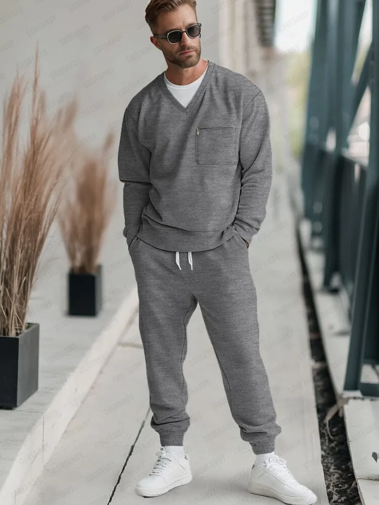 Comfy Leisure 2-Piece Sweatsuit sold by Coofandy product image thumbnail 2