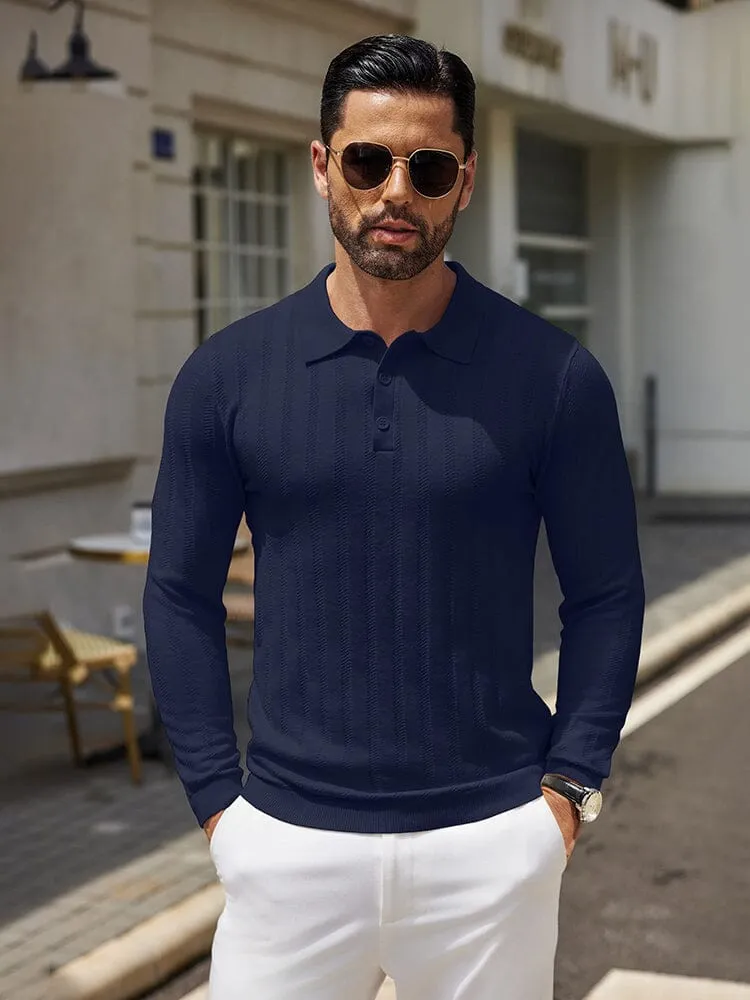 Casual Stretch Ribbed Knit Shirts (US Only) sold by Coofandy