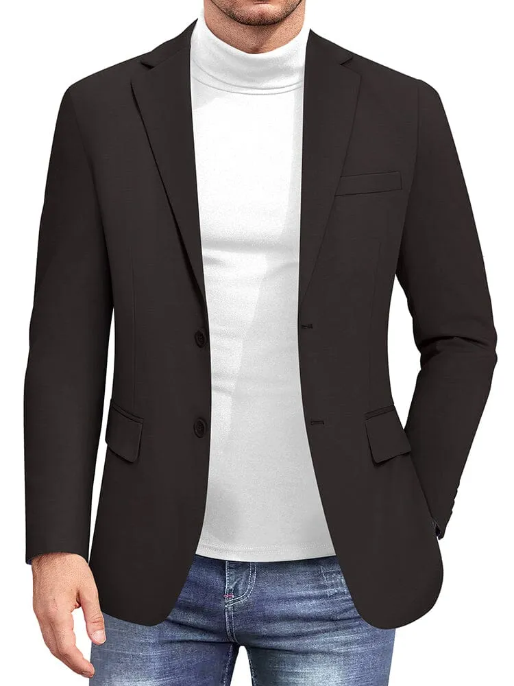 Casual Stretch Knit Blazer (US Only) sold by Coofandy product image thumbnail 3