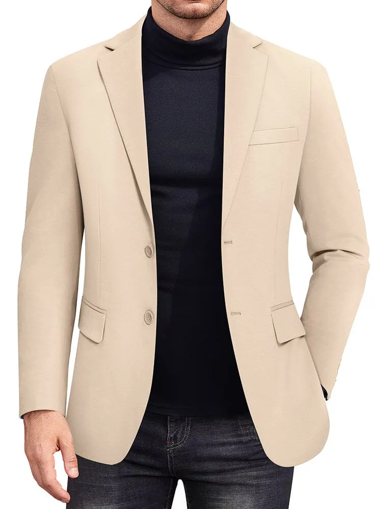 Casual Stretch Knit Blazer (US Only) sold by Coofandy product image thumbnail 4