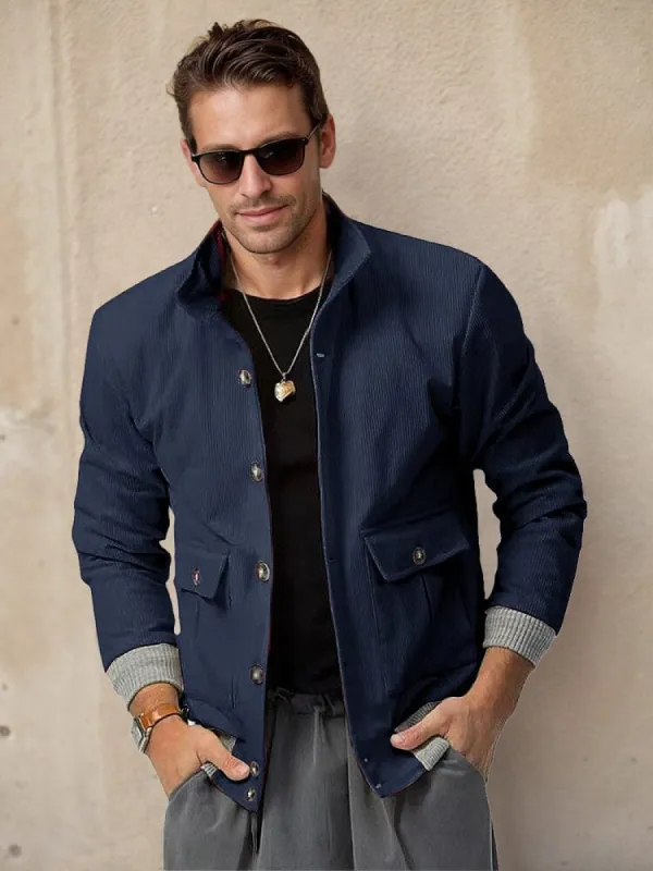 Stylish Casual Corduroy Jacket sold by Coofandy