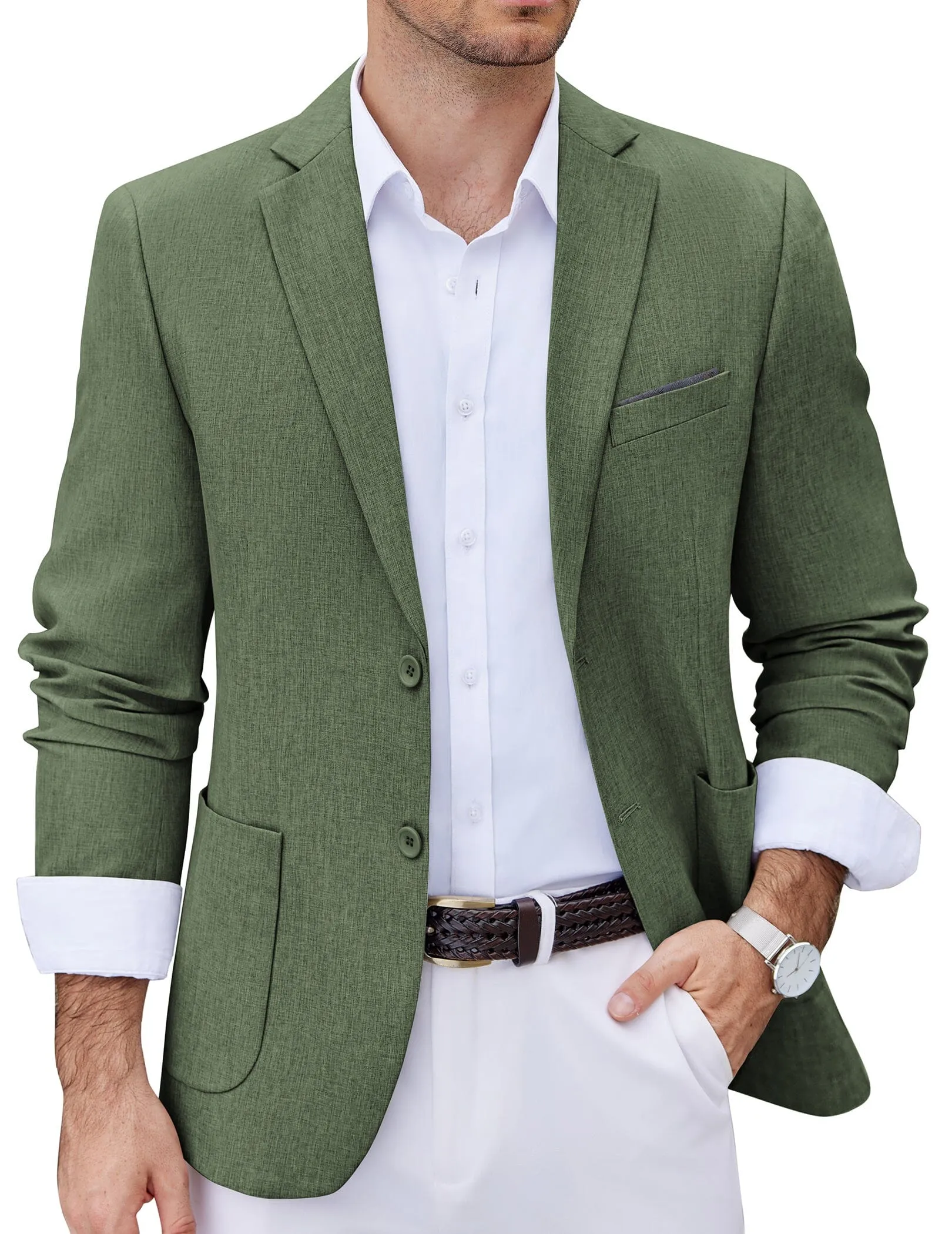 Lightweight Printed Lining Suit Jacket (US Only) sold by Coofandy product image thumbnail 2