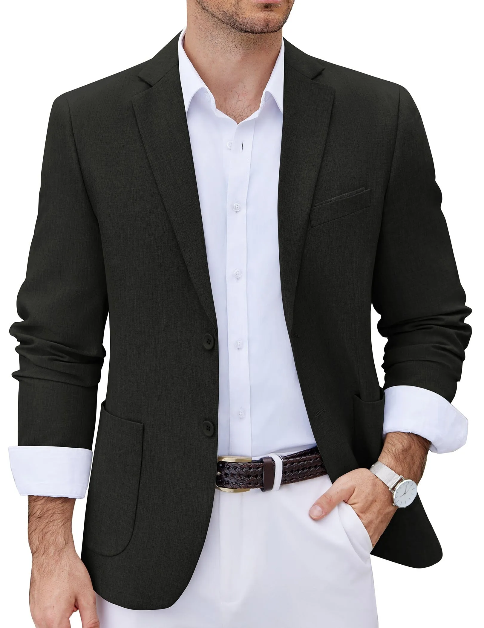 Lightweight Printed Lining Suit Jacket (US Only) sold by Coofandy product image thumbnail 3