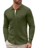 Casual Knit Ribbed Cardigan (US Only) sold by Coofandy