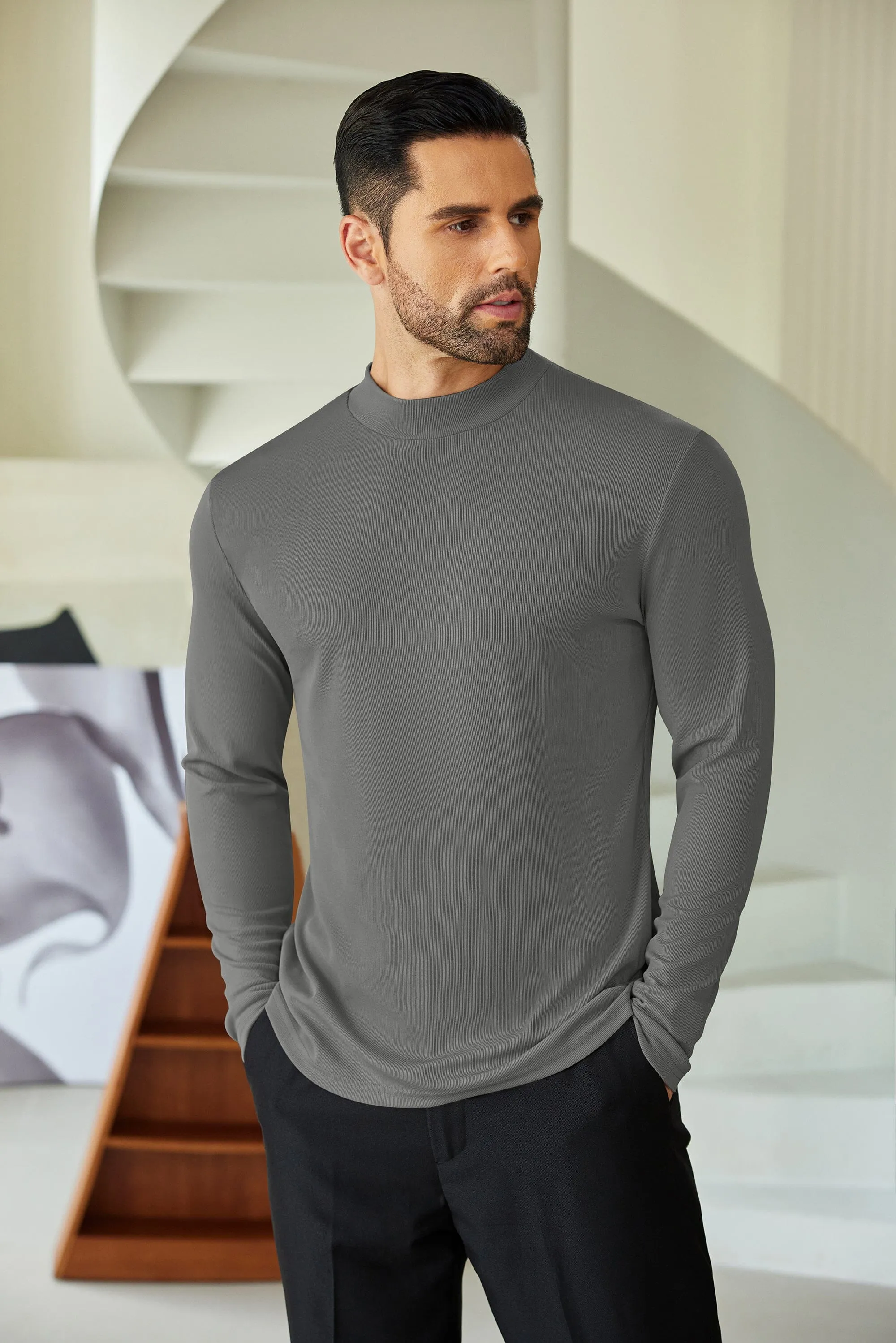 Lightweight Ribbed Pullover Sweater (US Only) sold by Coofandy