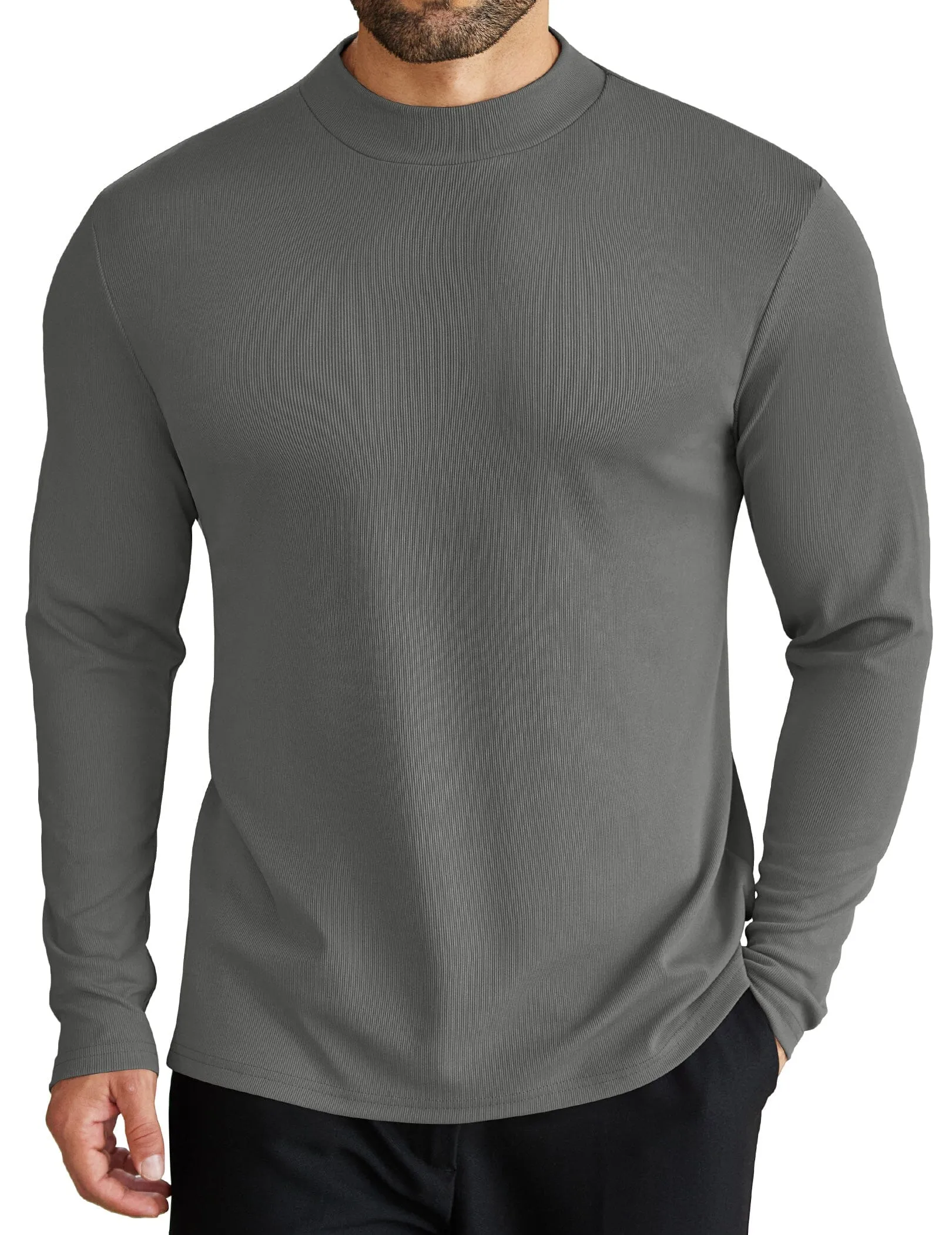 Lightweight Ribbed Pullover Sweater (US Only) sold by Coofandy product image thumbnail 2