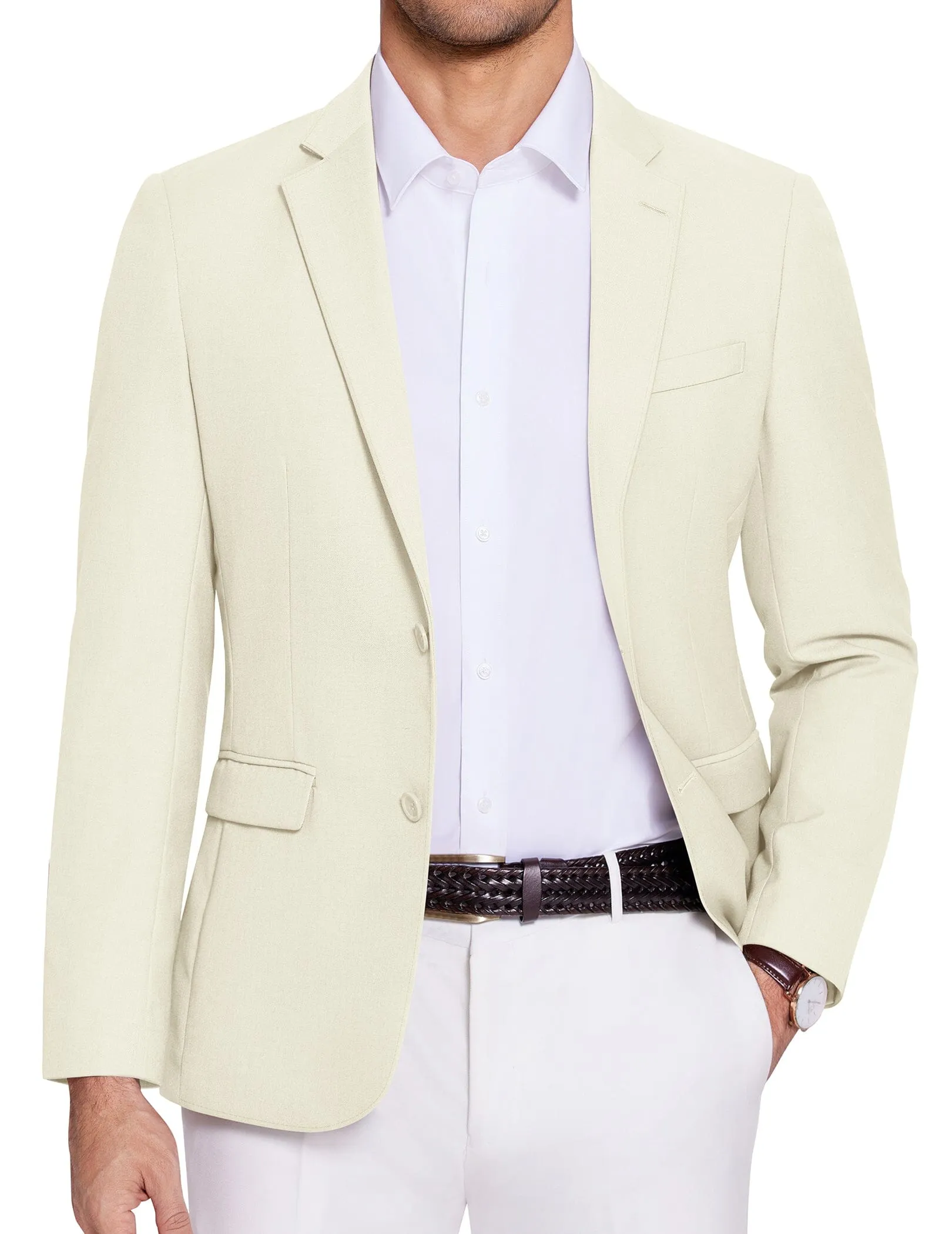 Casual Two Buttons Suit Jackets (US Only) sold by Coofandy product image thumbnail 5