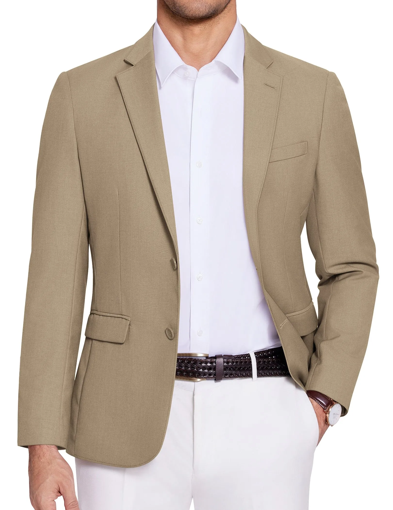 Casual Two Buttons Suit Jackets (US Only) sold by Coofandy product image thumbnail 2