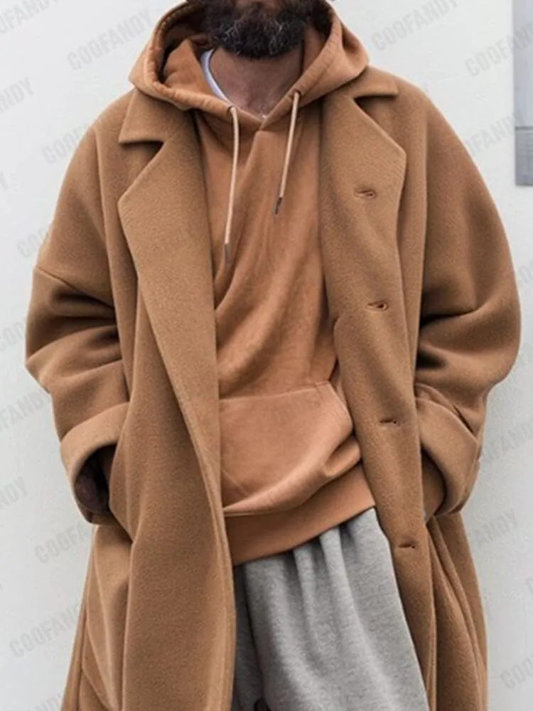 Urban Casual Tweed Coat sold by Coofandy product image thumbnail 4