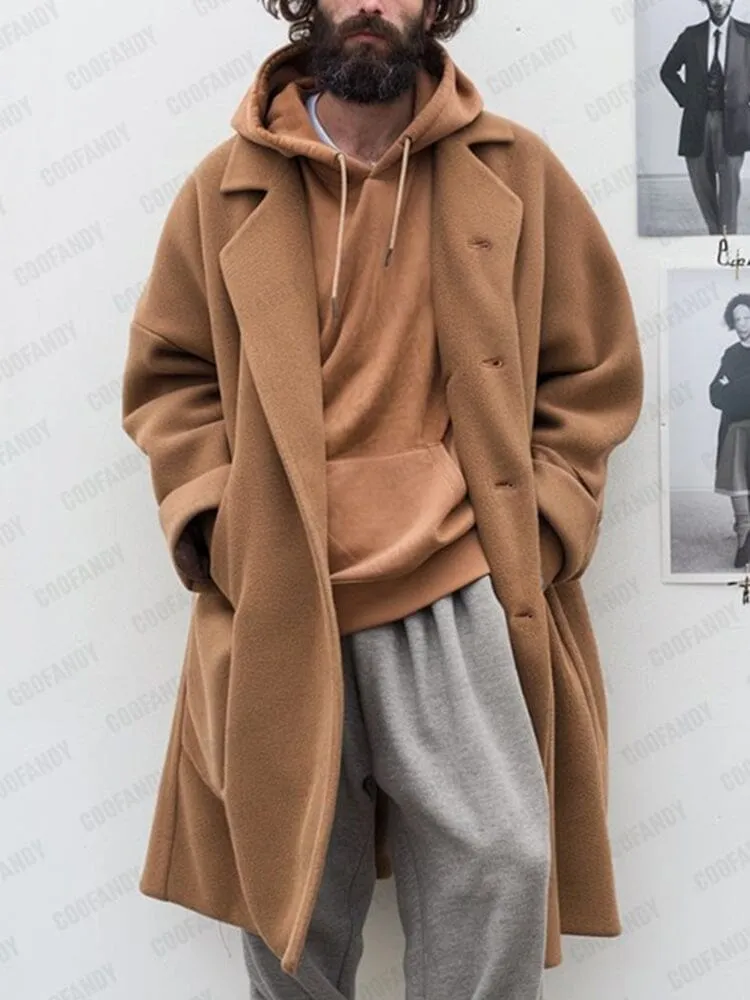 Urban Casual Tweed Coat sold by Coofandy product image thumbnail 3