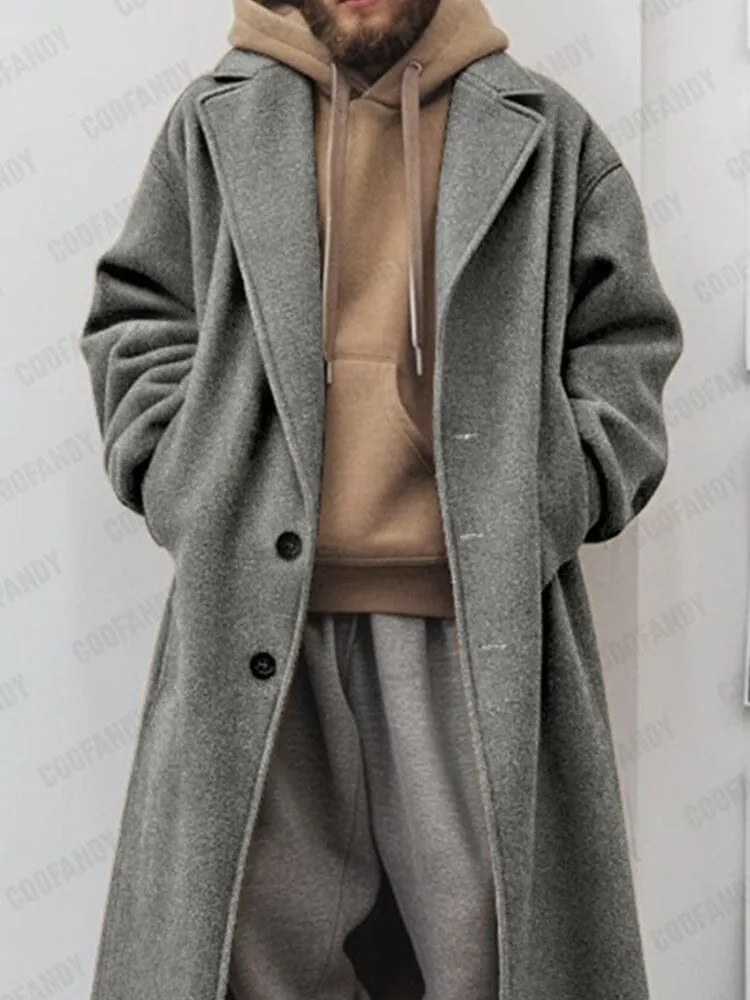 Utility Comfy Lined Tweed Coat sold by Coofandy product image thumbnail 4