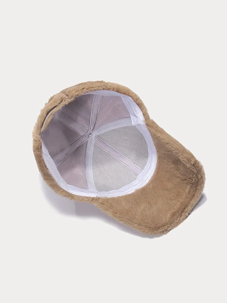 Comfy Faux Fur Baseball Cap sold by Coofandy product image thumbnail 5