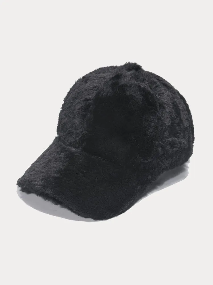 Comfy Faux Fur Baseball Cap sold by Coofandy product image thumbnail 2