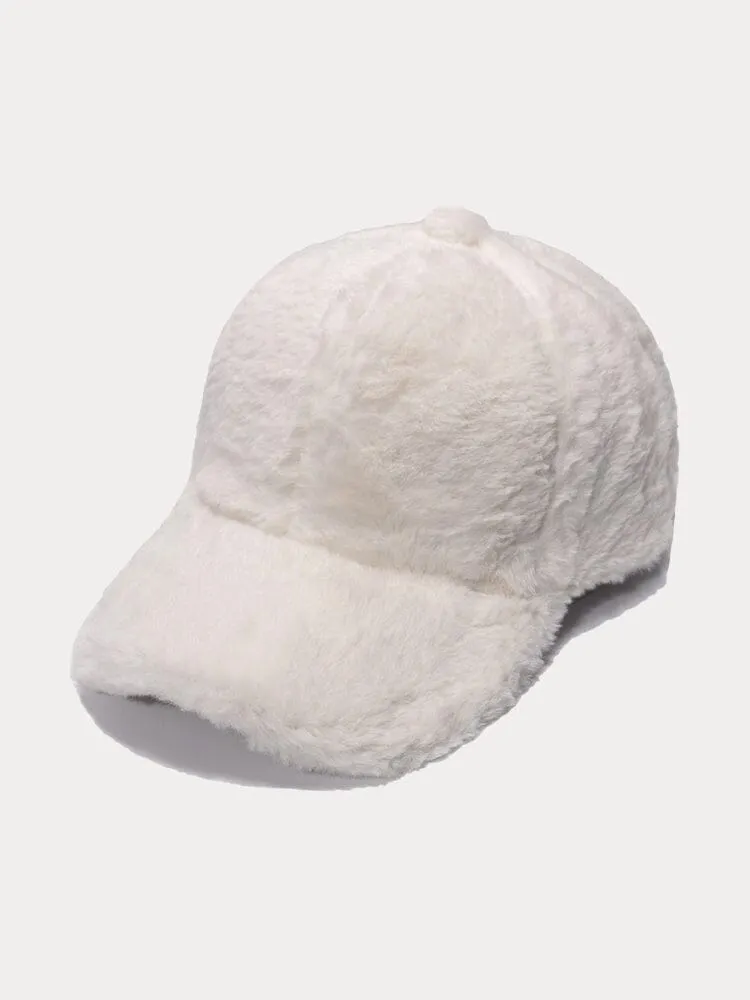Comfy Faux Fur Baseball Cap sold by Coofandy product image thumbnail 3