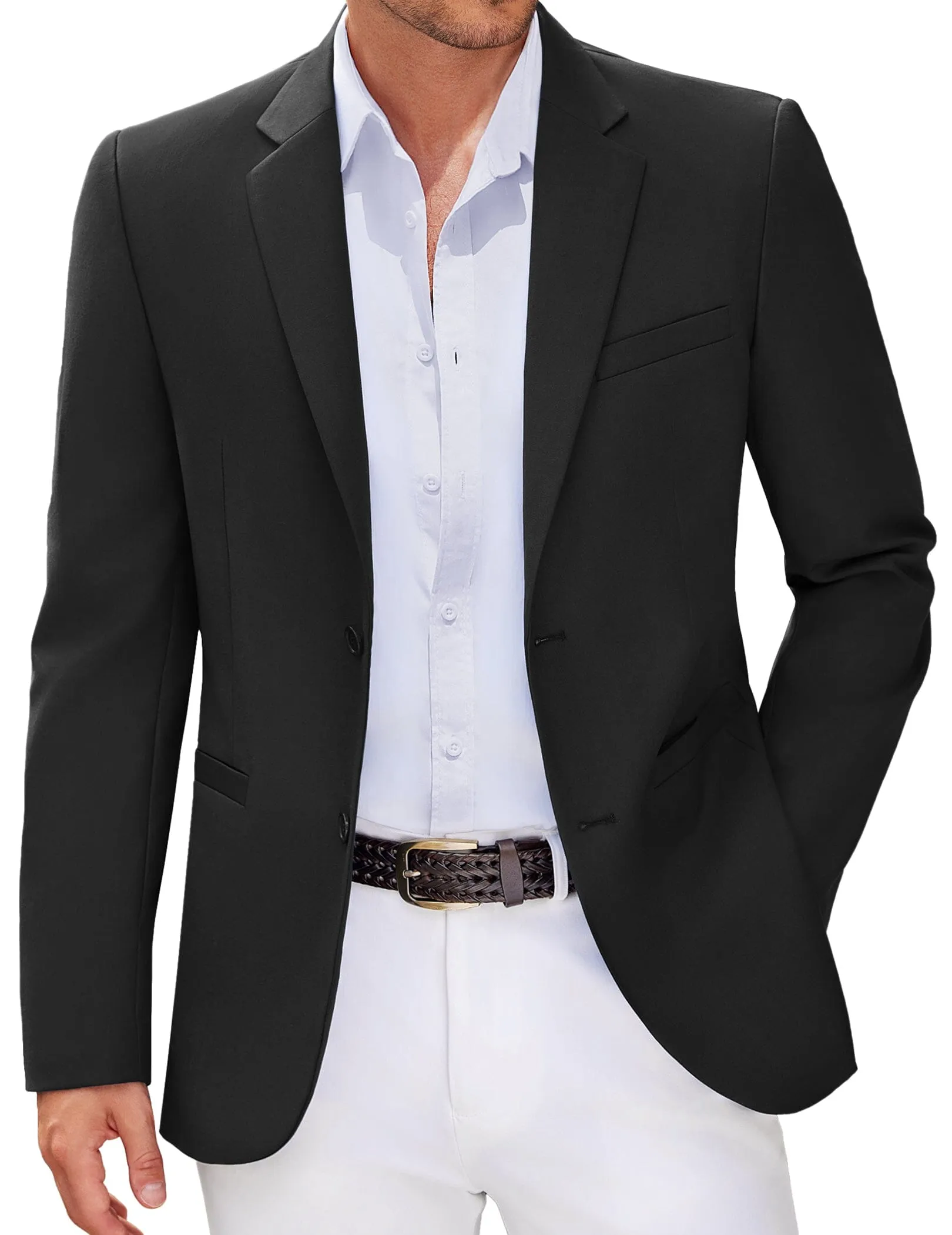 Business Two Button Suit Jackets (US Only) sold by Coofandy product image thumbnail 3