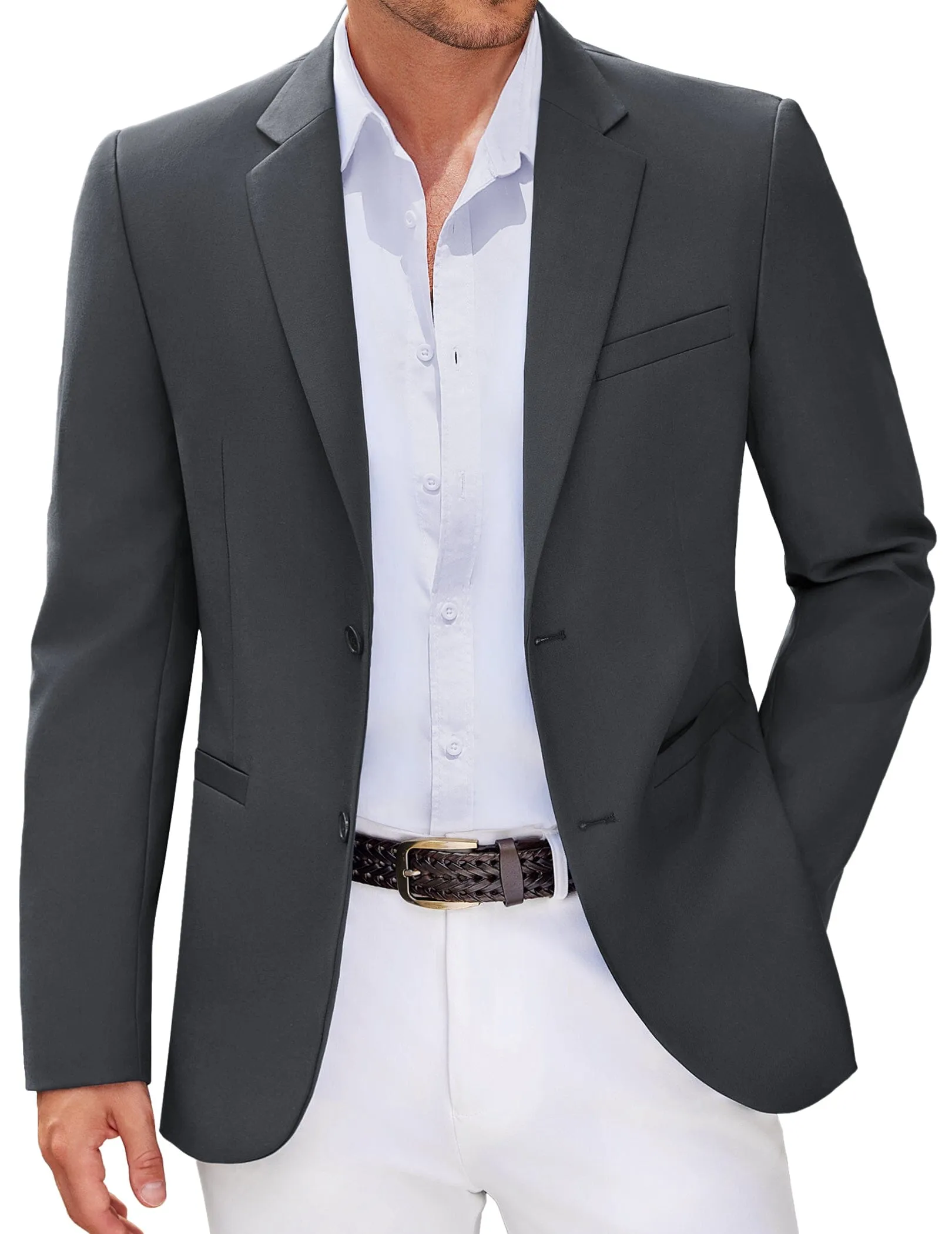 Business Two Button Suit Jackets (US Only) sold by Coofandy product image thumbnail 5