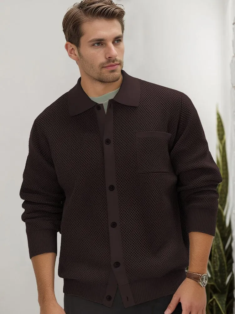 Classic Simple Soft Knit Cardigan sold by Coofandy product image thumbnail 2