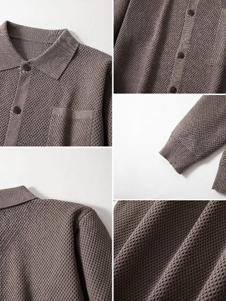 Classic Simple Soft Knit Cardigan sold by Coofandy product image thumbnail 5