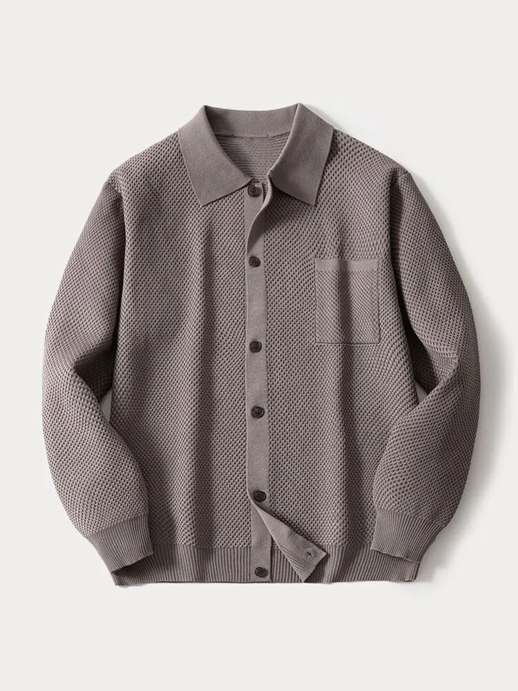 Classic Simple Soft Knit Cardigan sold by Coofandy product image thumbnail 3