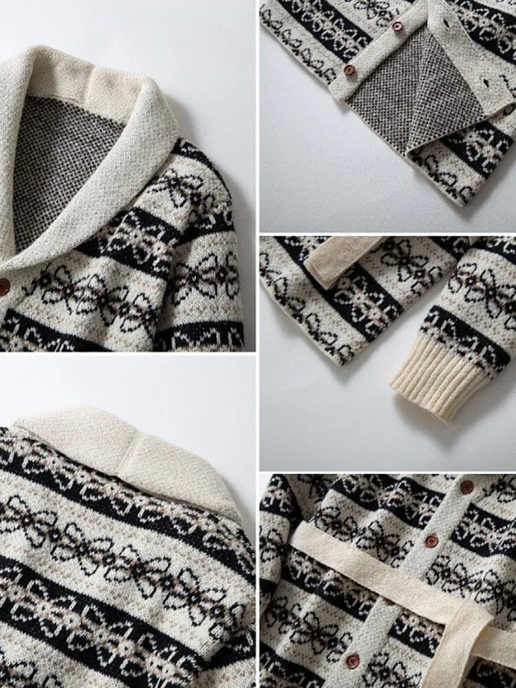 Fashion Thickened Knit Cardigan sold by Coofandy product image thumbnail 3