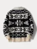 Comfy Bohemian Jacquard Cardigan sold by Coofandy
