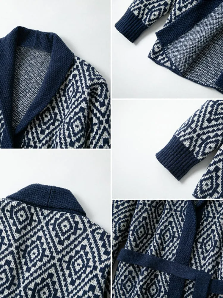 Leisure Warm Knit Cardigan sold by Coofandy product image thumbnail 3