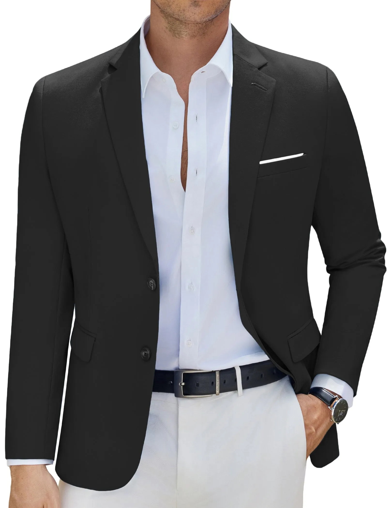 Slim Fit Business Casual Blazer (US Only) sold by Coofandy product image thumbnail 3
