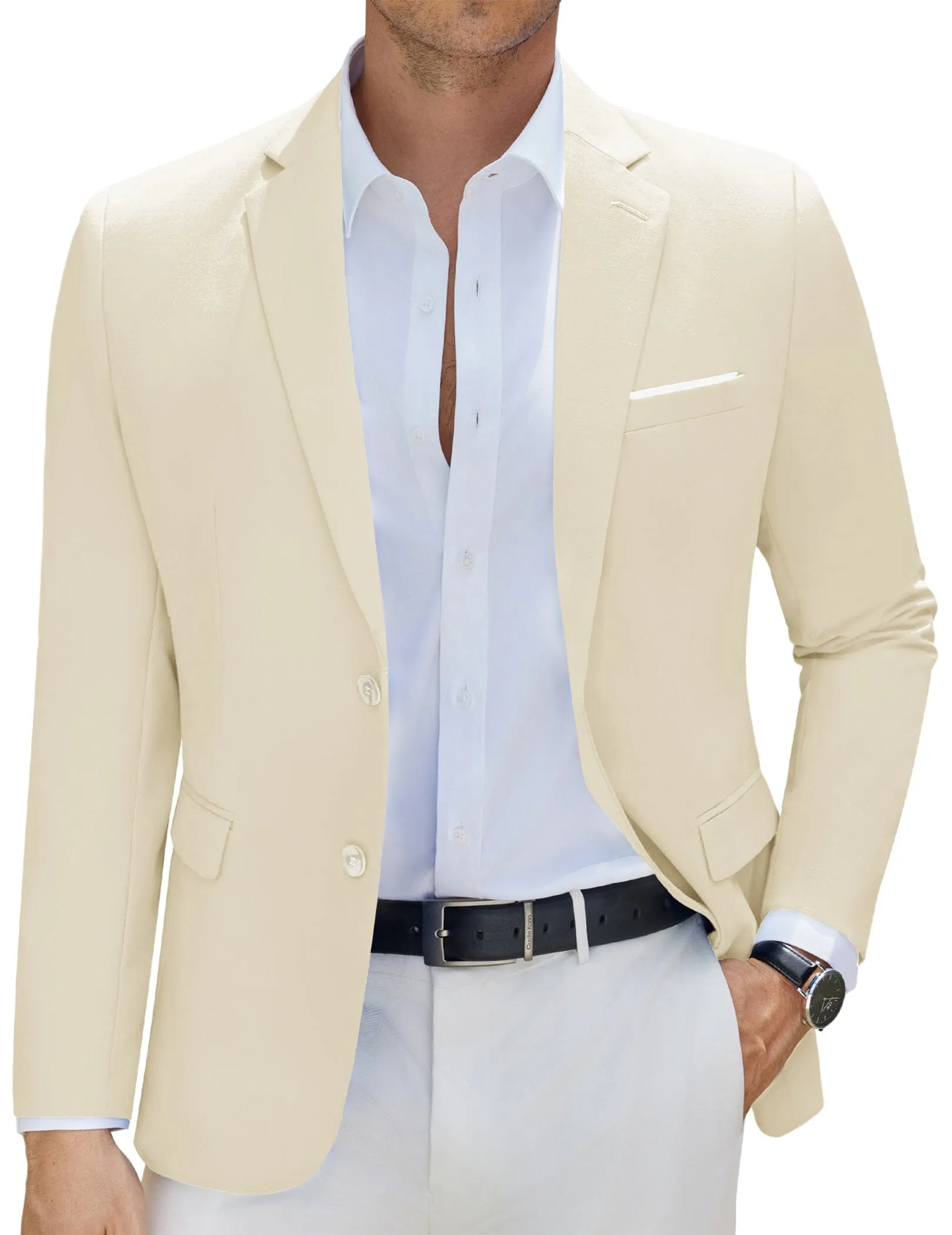 Slim Fit Business Casual Blazer (US Only) sold by Coofandy product image thumbnail 4