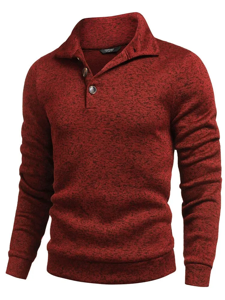 Casual Thermal Texured Knitted Sweatshirt (US Only) sold by Coofandy product image thumbnail 3