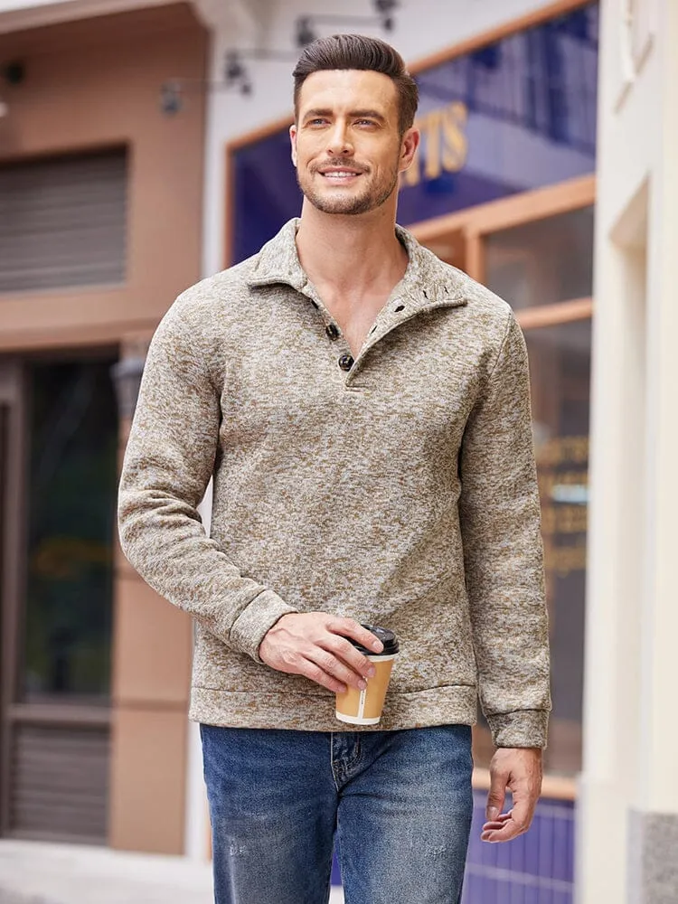 Casual Thermal Texured Knitted Sweatshirt (US Only) sold by Coofandy