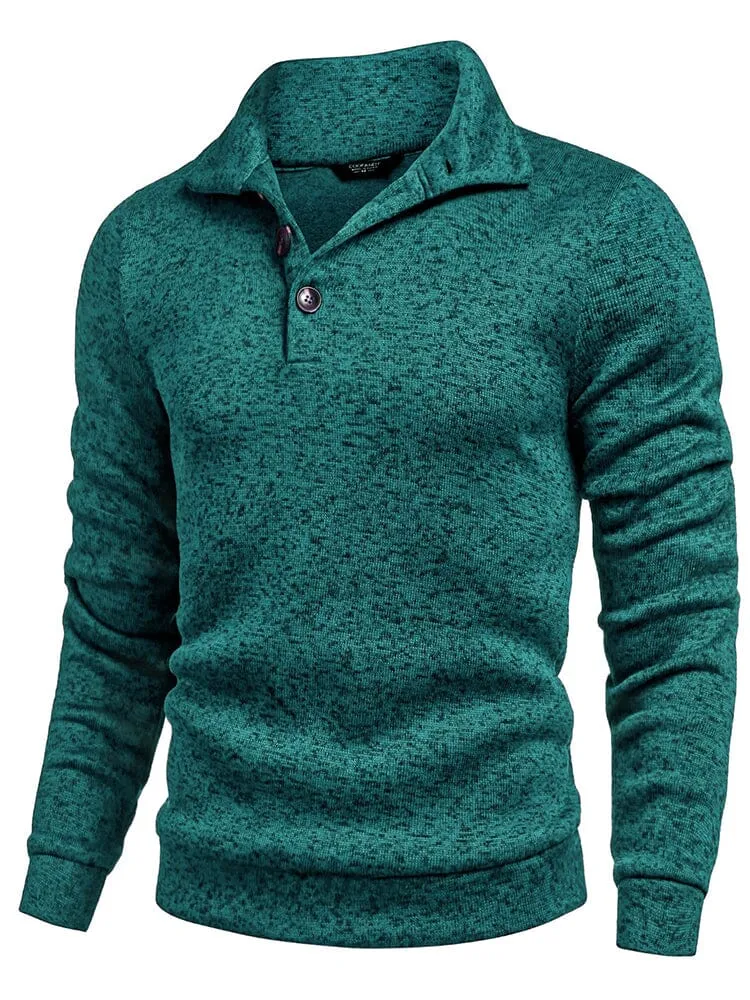Casual Thermal Texured Knitted Sweatshirt (US Only) sold by Coofandy product image thumbnail 4