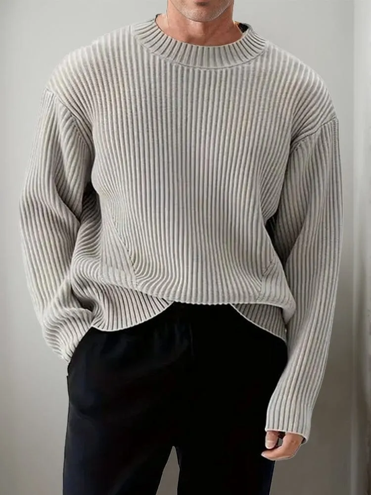 Smart Casual Minimalist Knit Pullover sold by Coofandy product image thumbnail 3