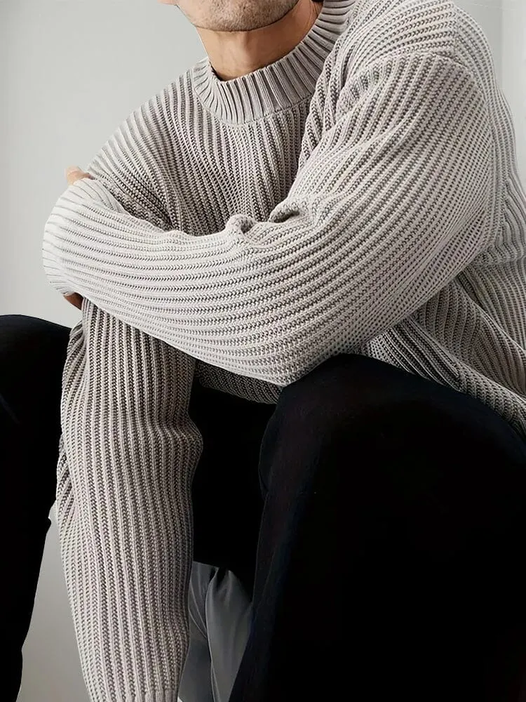 Smart Casual Minimalist Knit Pullover sold by Coofandy product image thumbnail 4