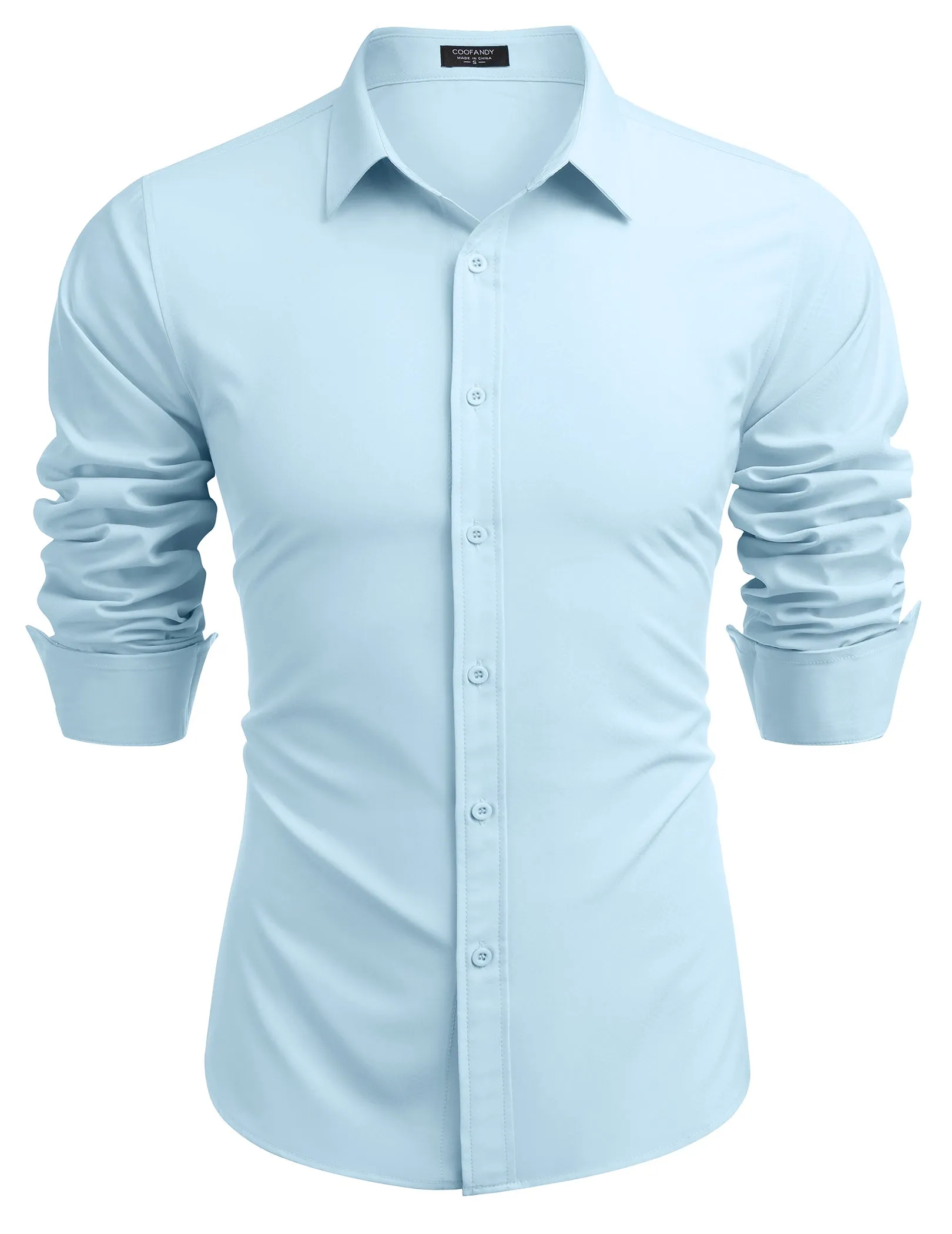 Casual Regular Fit Dress Shirt (US Only) sold by Coofandy product image thumbnail 2