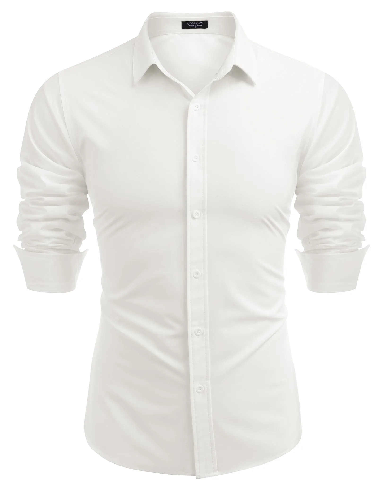 Casual Regular Fit Dress Shirt (US Only) sold by Coofandy product image thumbnail 4