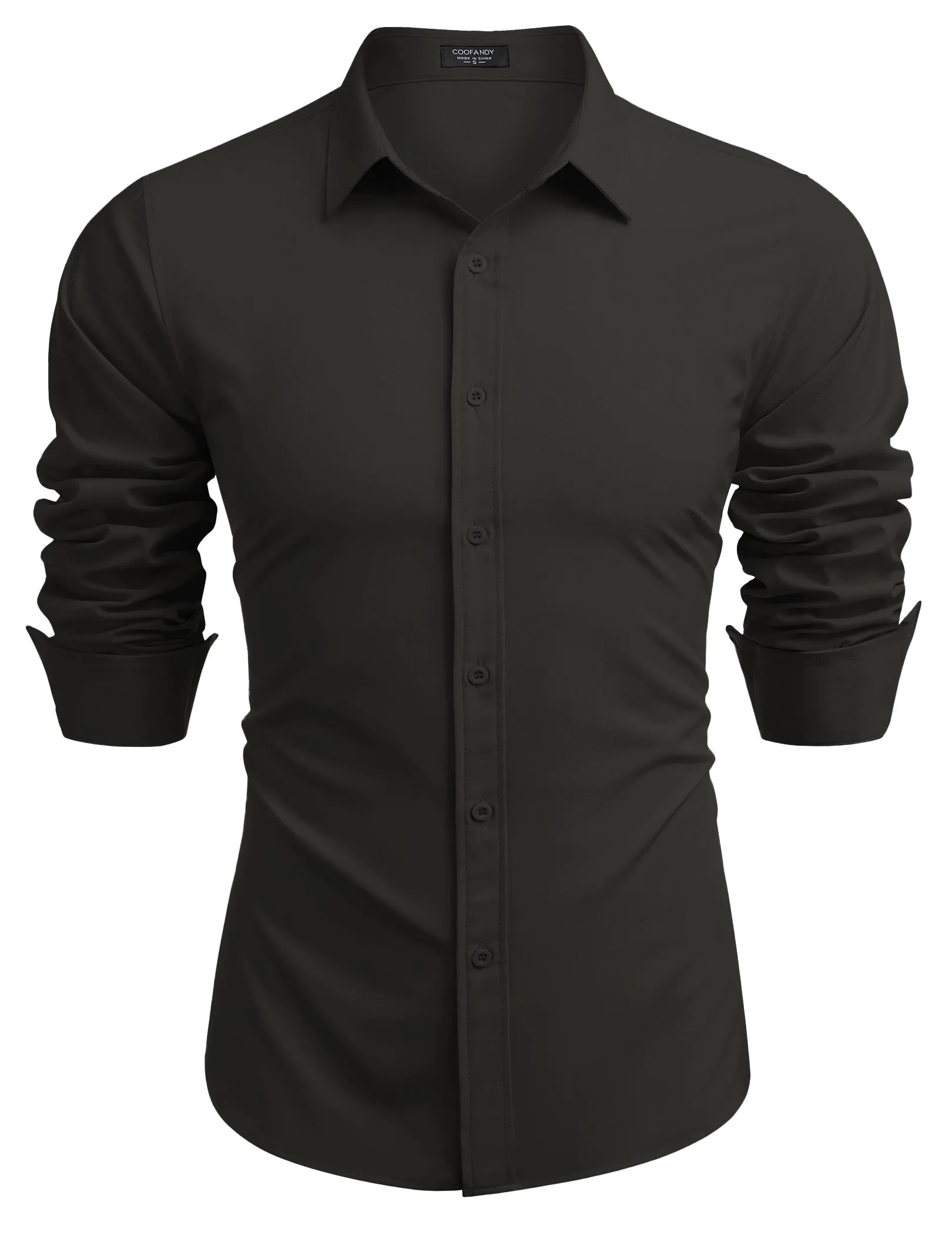Casual Regular Fit Dress Shirt (US Only) sold by Coofandy product image thumbnail 3