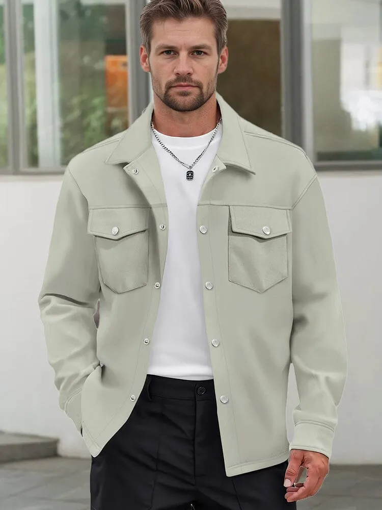 Leisure Utility Double Pockets Jacket sold by Coofandy
