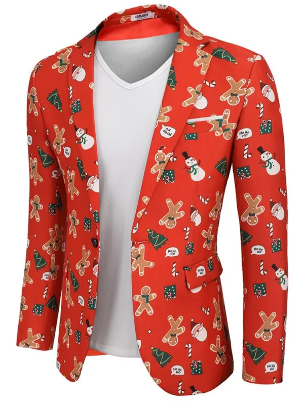 Christmas Suit Party Jacket (US Only) sold by Coofandy