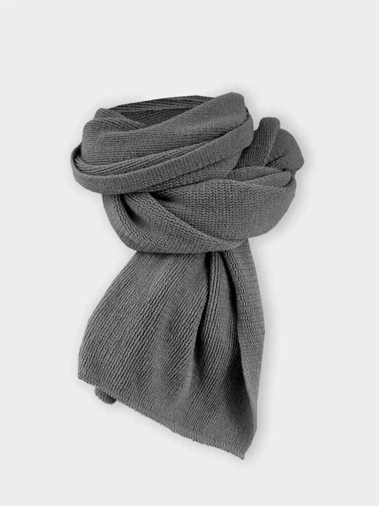 Minimalist Warm Knit Scarf sold by Coofandy product image thumbnail 3