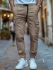 Casual Regular Fit Cargo Pants sold by Coofandy