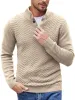 Casual Cable Knit Henley Sweater (US Only) sold by Coofandy